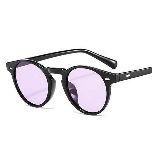 Luxury Brand Designer Sunglasses Men 2021 Vintage Red Blue Round Sun