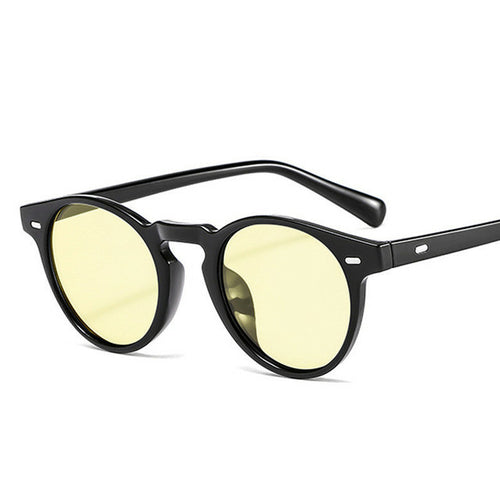 Luxury Brand Designer Sunglasses Men 2021 Vintage Red Blue Round Sun