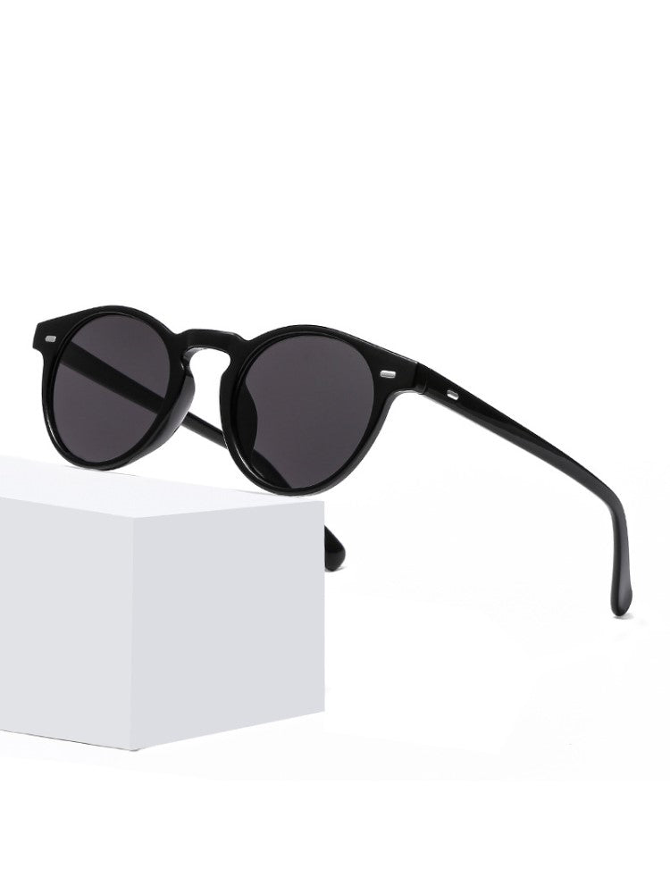 Luxury Brand Designer Sunglasses Men 2021 Vintage Red Blue Round Sun
