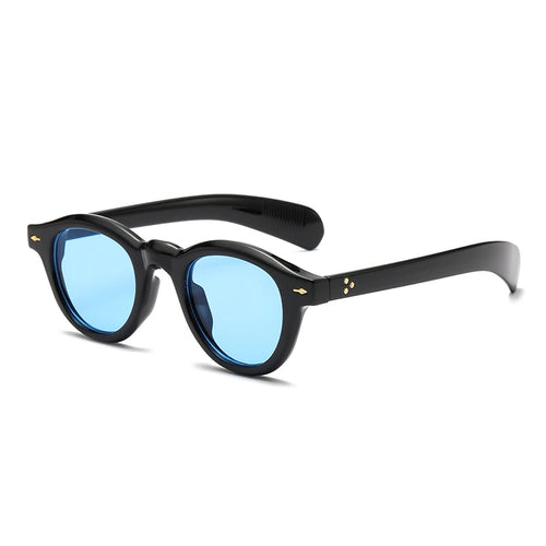 Fashion Oval Leopard Print Sun Glasses Vintage Rice Nail Glasses INS