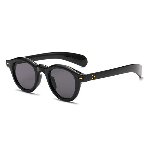 Fashion Oval Leopard Print Sun Glasses Vintage Rice Nail Glasses INS