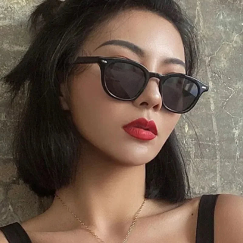 New Square Sunglasses for Men Women Vintage Fashion Designer Brand